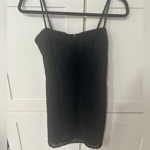 Pacsun Black Lace Detail Dress